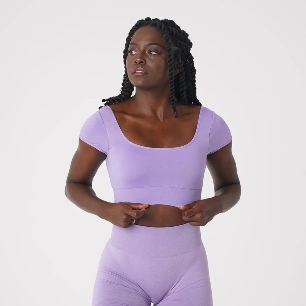 NVGTN Serene Seamless Bra Spandex Top Woman Fitness Elastic Breathable M